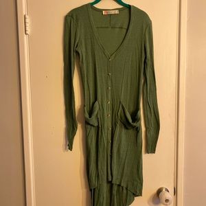 Free People Beach Wear Long Cardigan